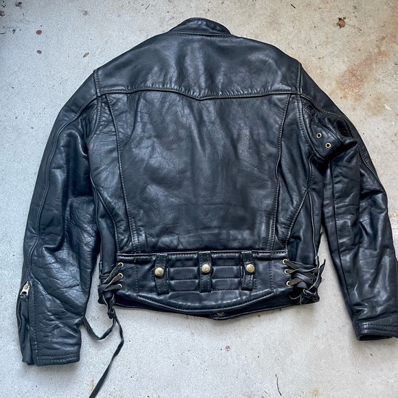 Langlitz Leather Jacket Moto Biker Motorcycle Cascade Horsehide XS S Petite - Picture 5 of 14